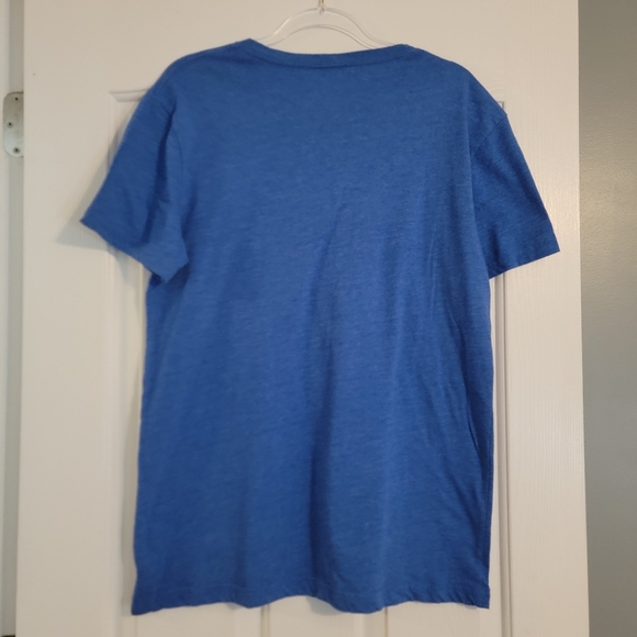 American Eagle Outfitters Men's Seriously Soft Blue Tee - Picture 2 of 3